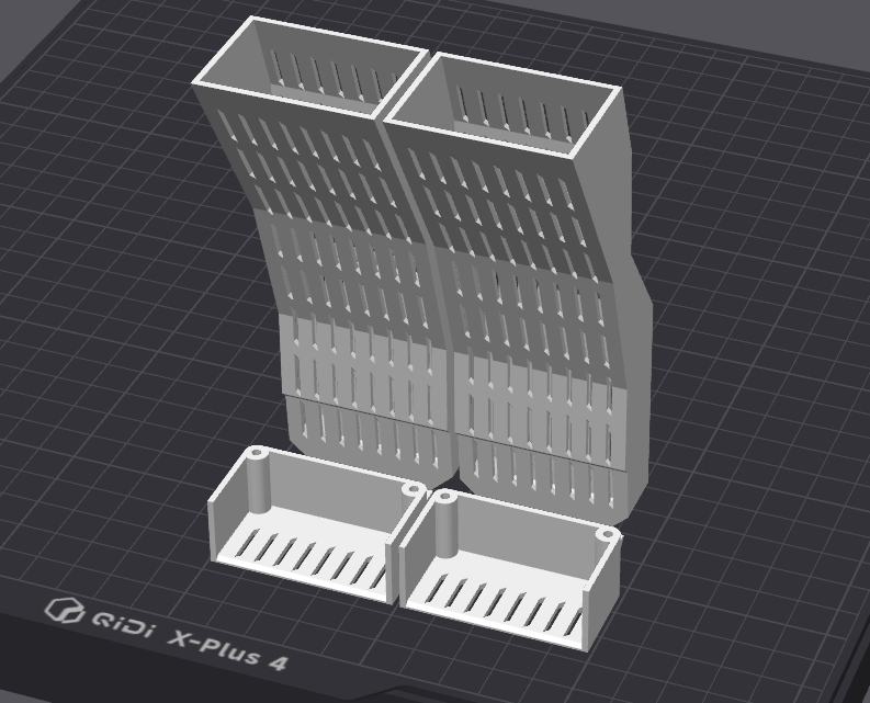 High capacity desiccant bin for Qidi Box - updated