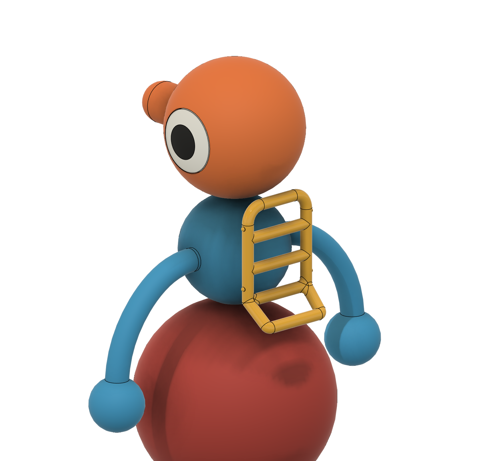 Backpack and Torso Variants for Big Walk Character