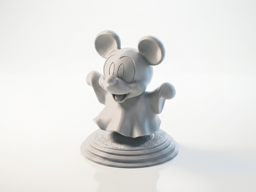 Mickey Mouse Ghost Figurine Cartoon 3D Printable