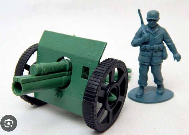 Artillery cannon 3d printable (must assemble, picture just to show how it's supposed to look)