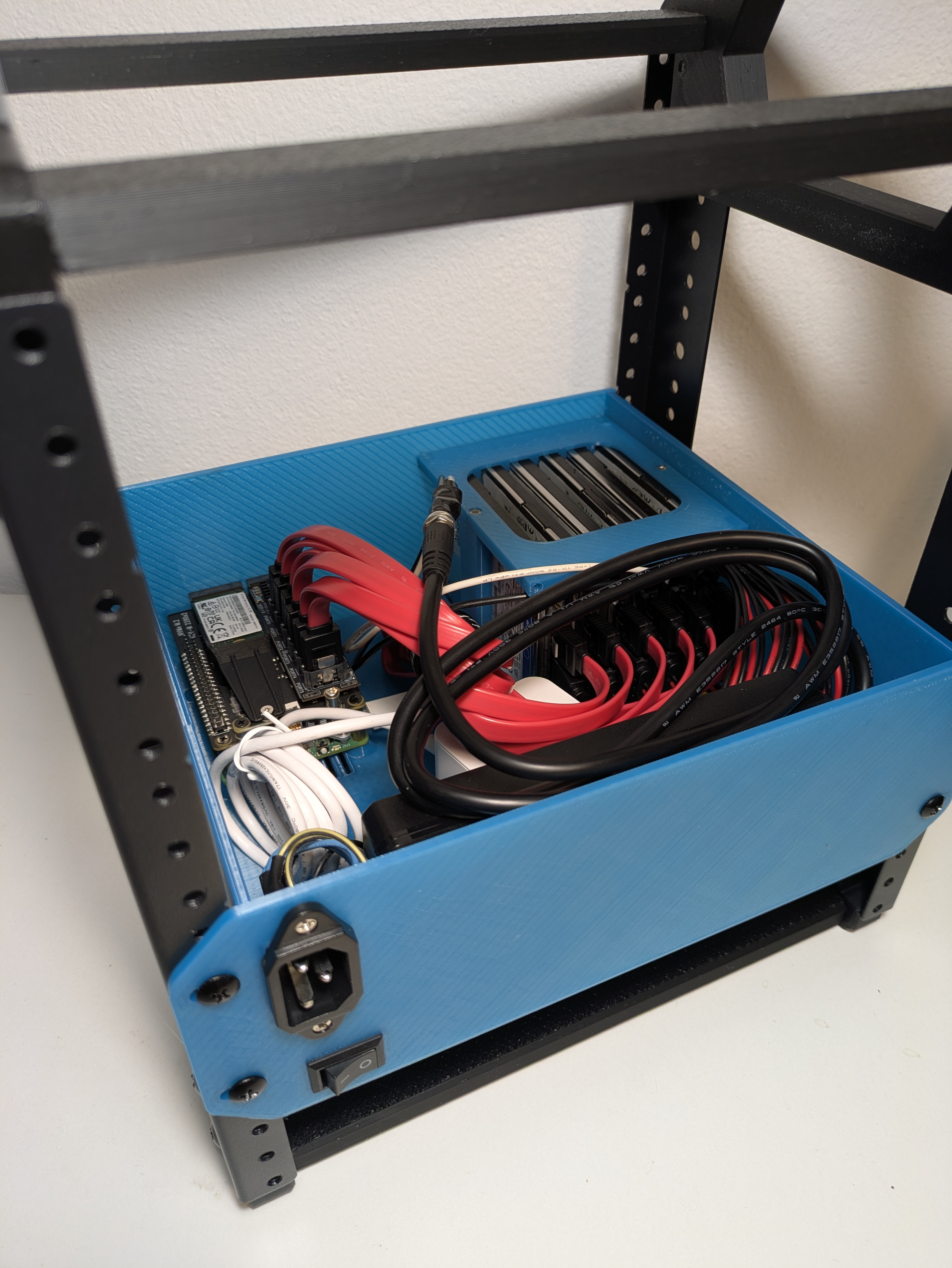 10" 2U Chassis base for 220x220mm bed