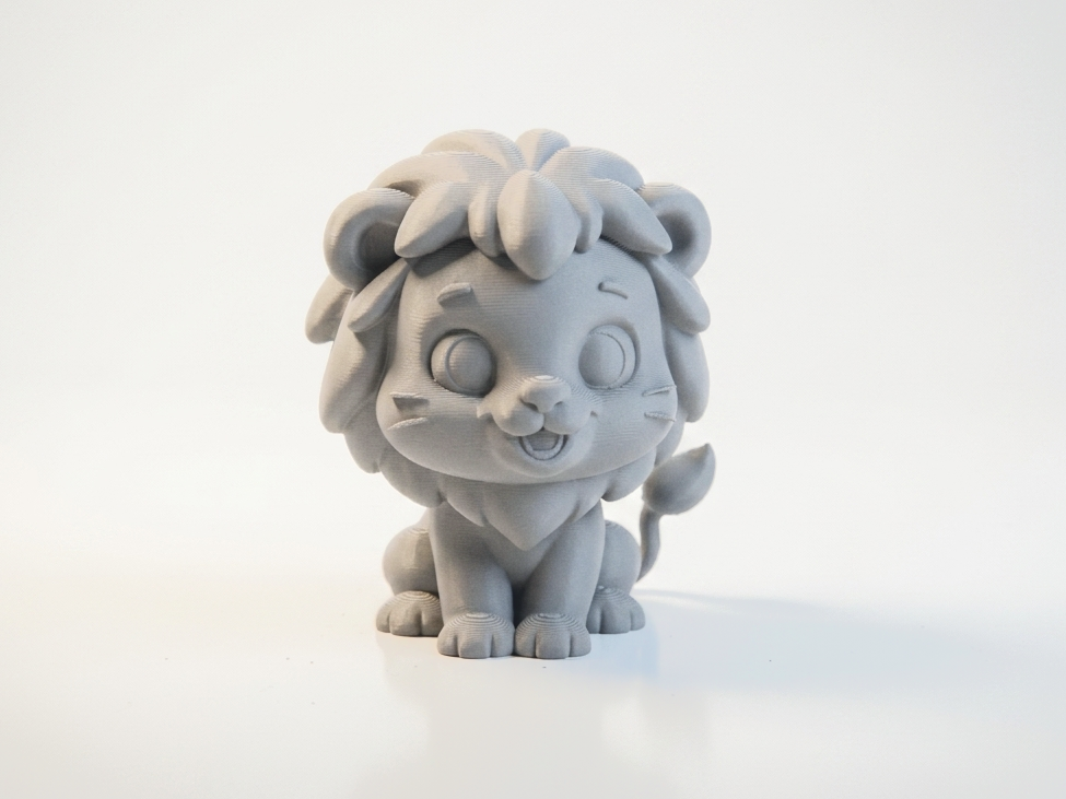 Cute Lion Figurine Chibi Animal 3D Printable