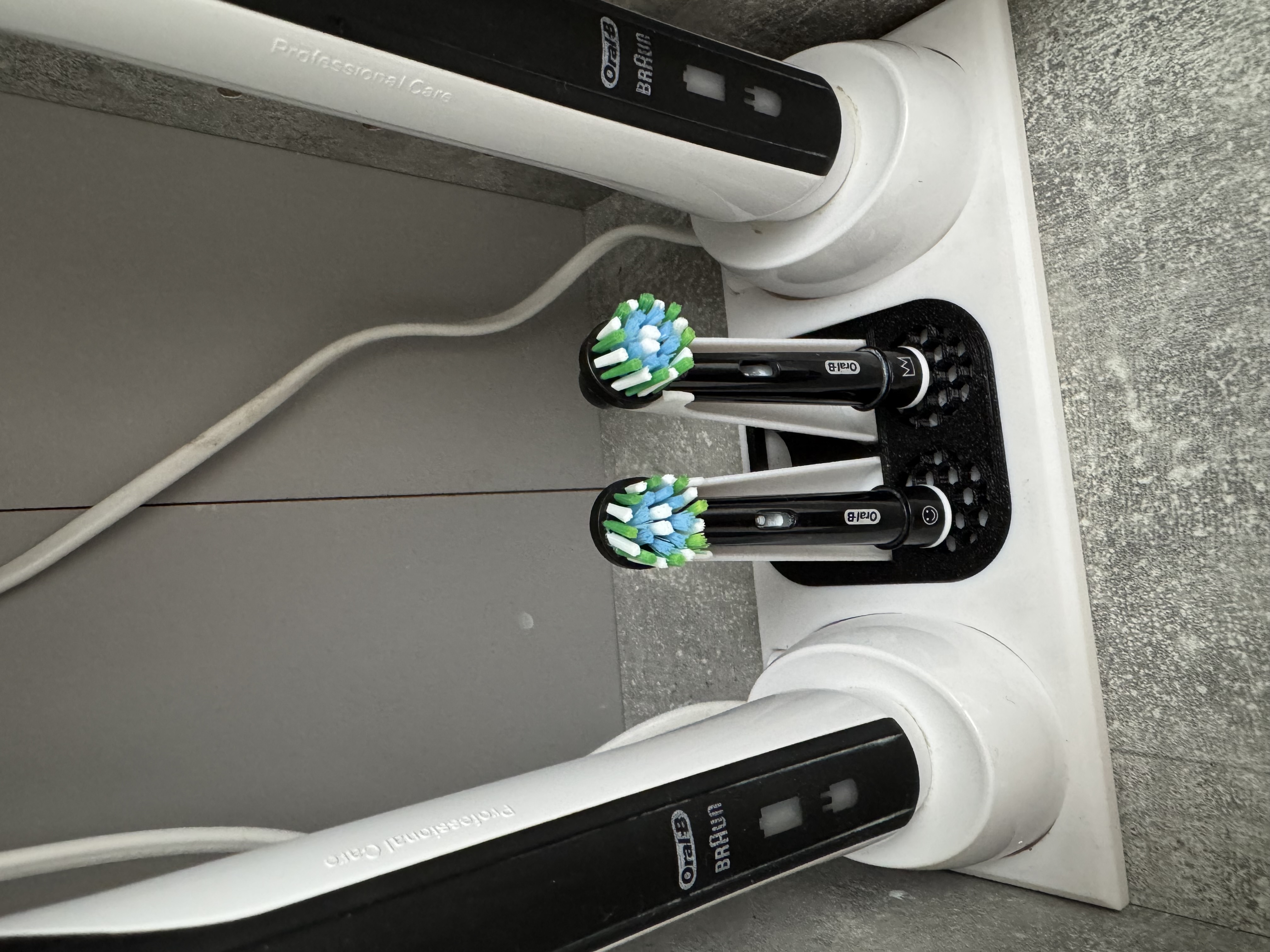 Oral B dual charger and head stand