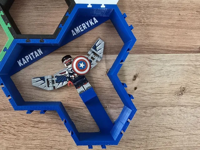 LEGO - Hexagonal base for the new Captain America figure