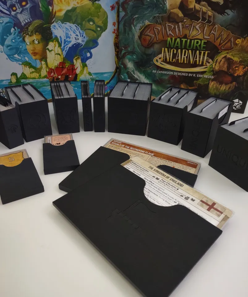 card sleeves for spirit island Sleeve Kings - Sleeve Bundle Compatibility claims only extend to the physical size of the cards in each respective game and no claim to endorsement or authorization by the respective rights holders is expressed or implied by Sleeve Kings and Imperial Publishing Spirit Island" Compatible Card Sleeve