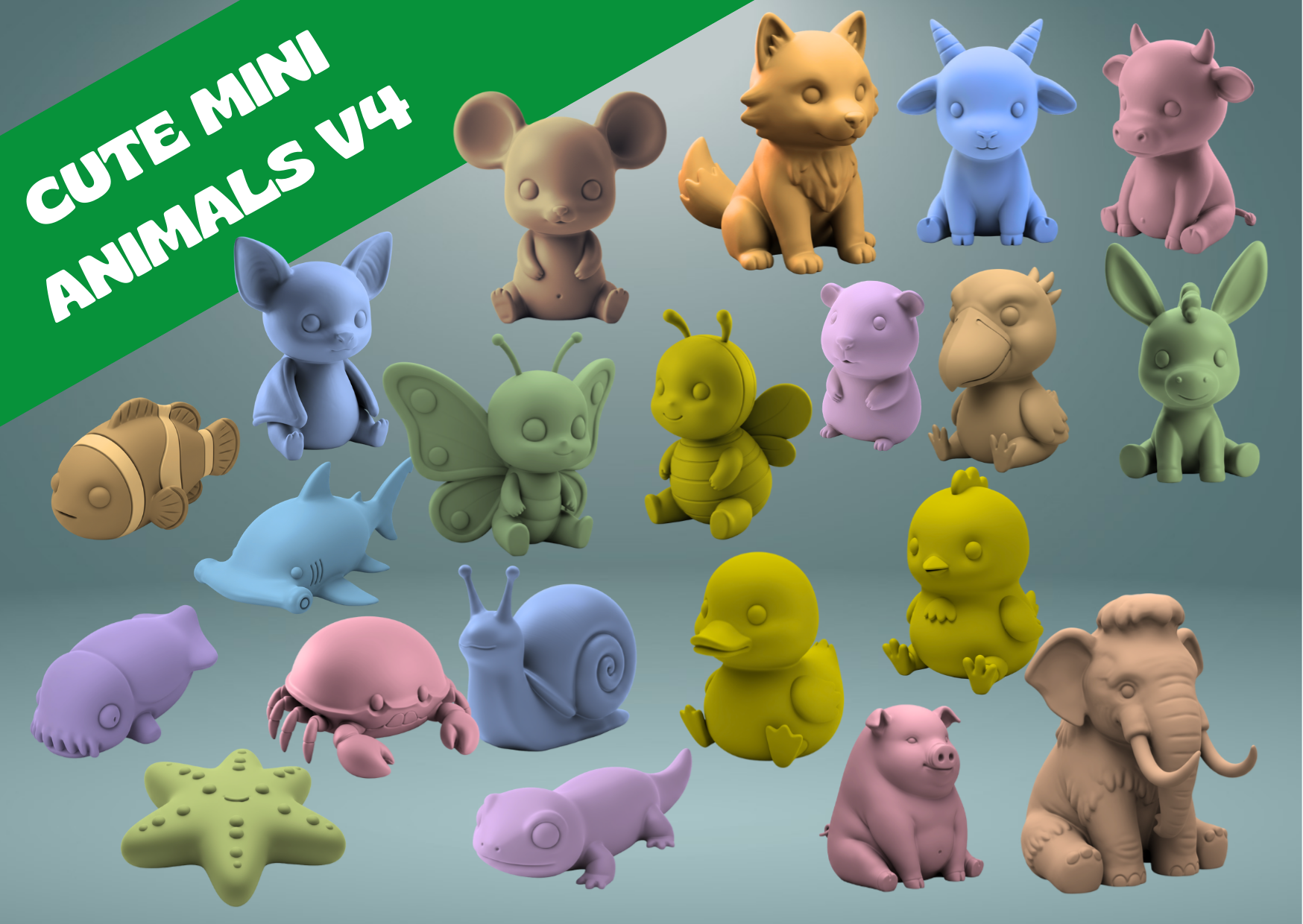 Cute Mini Animals Edition 4