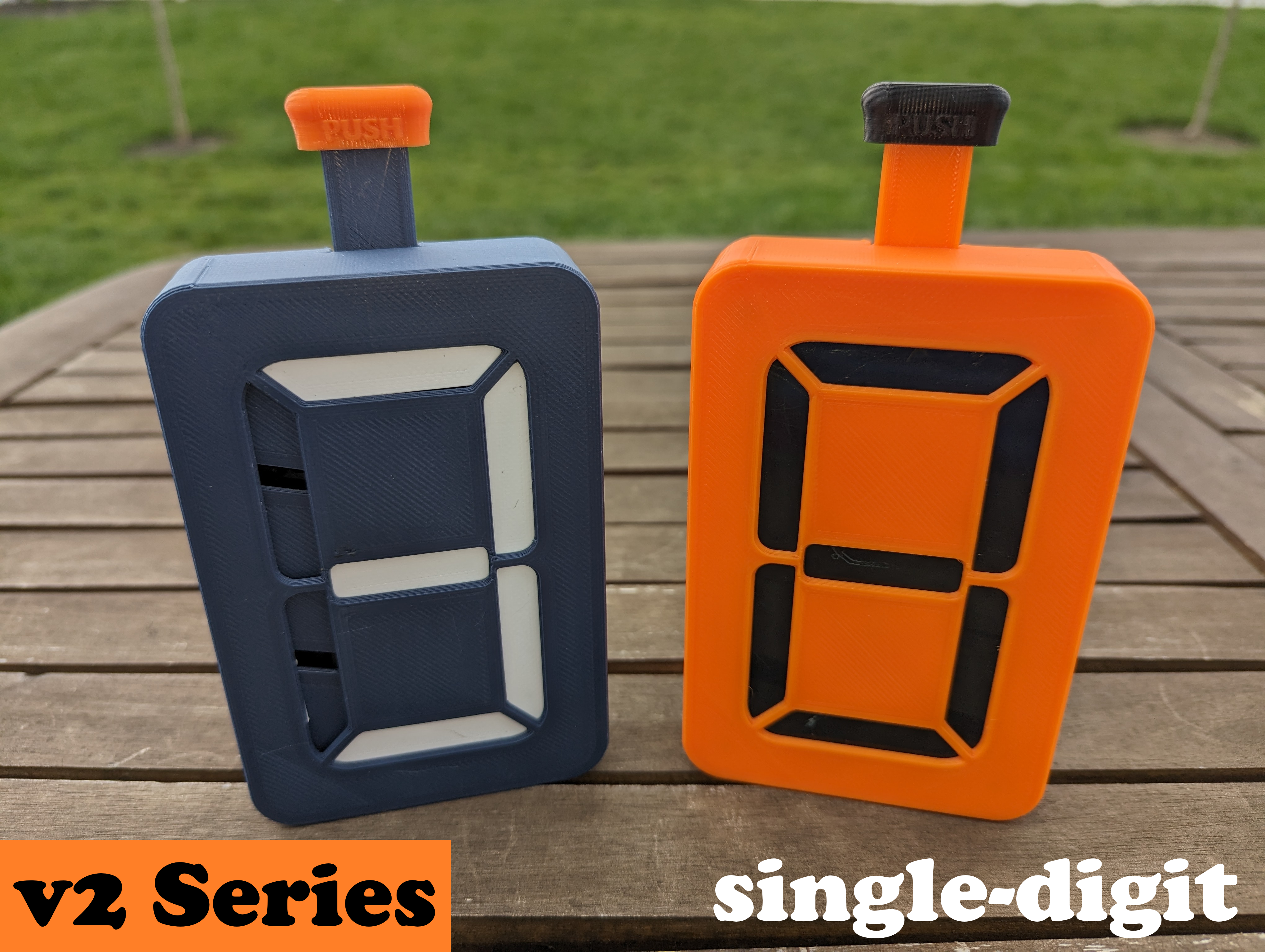 7 Segment Counter, v2.2, Single-Digit 3D model thumbnail