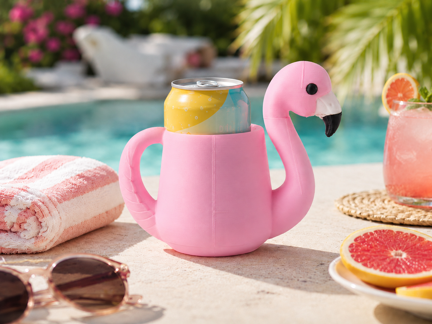 Flamingo Can Holder