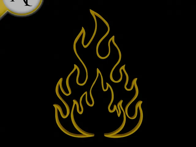 Simple Flame Symbol - 2D Art