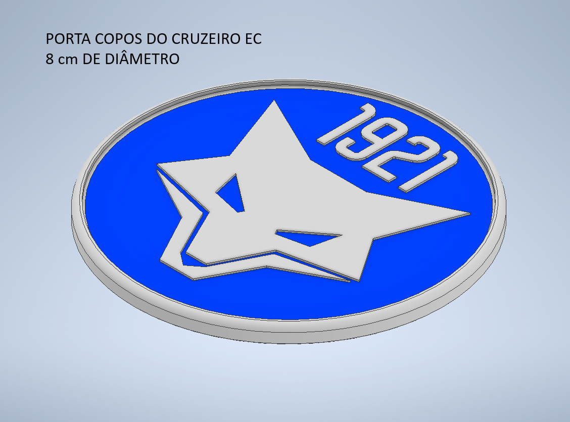 Porta copos do Cruzeiro EC