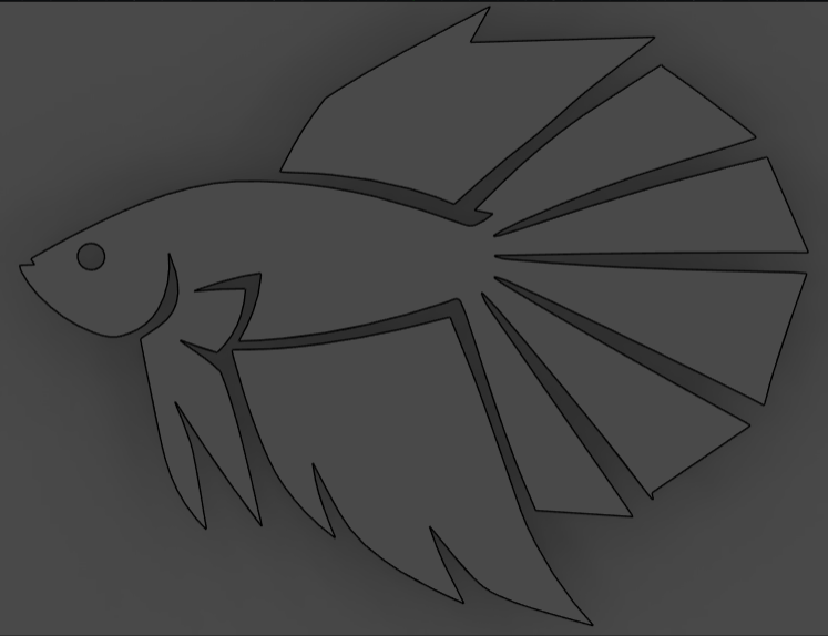 Siamese Fighting Fish Decor