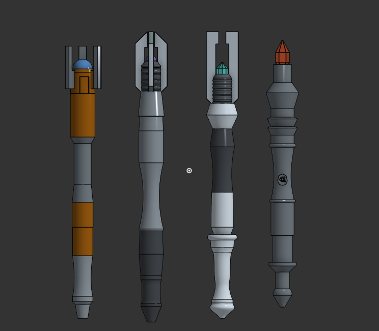 Custom sonic screwdriver collection 1