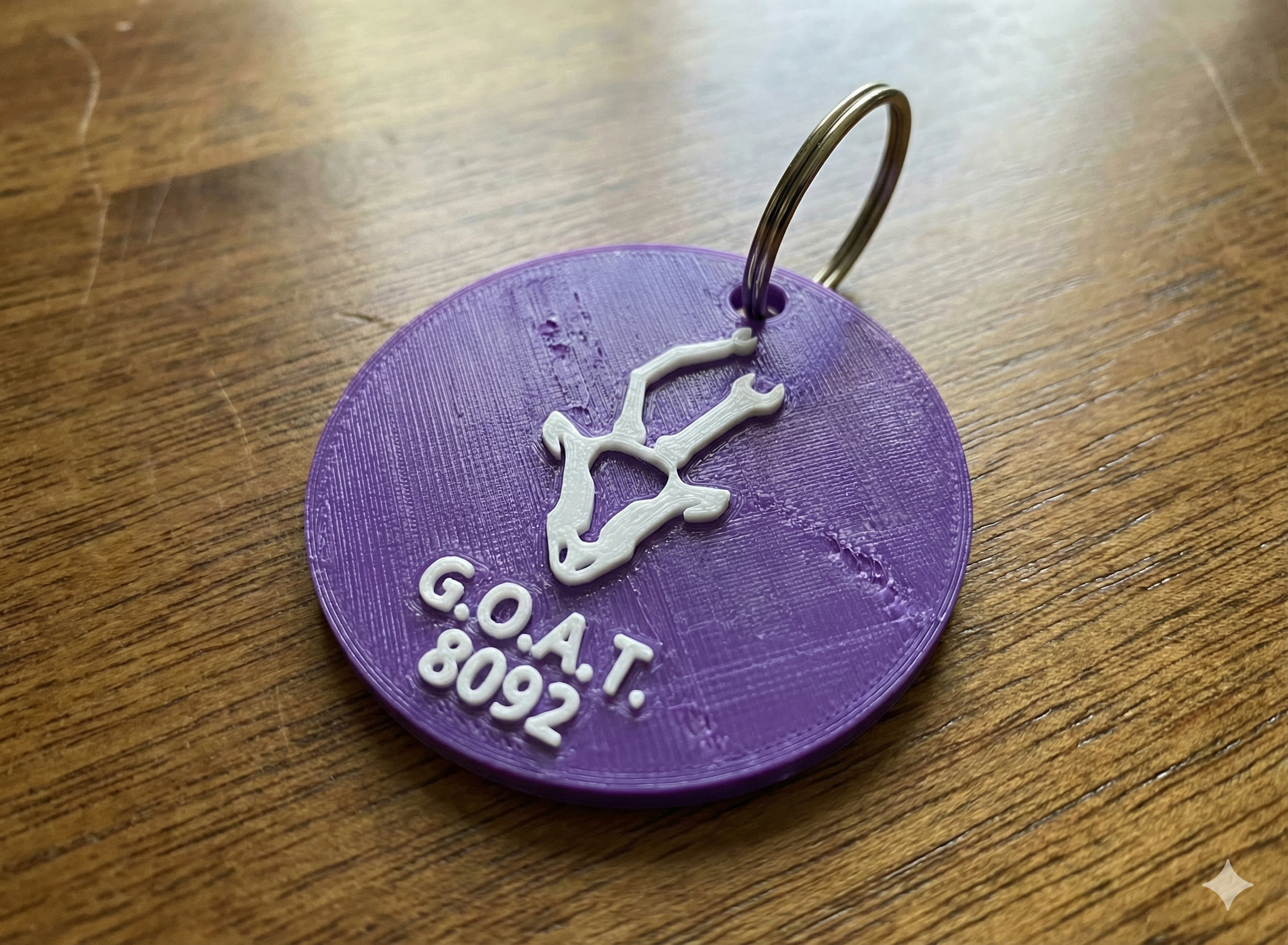 FRC Team #8092 - G.O.A.T Keychain