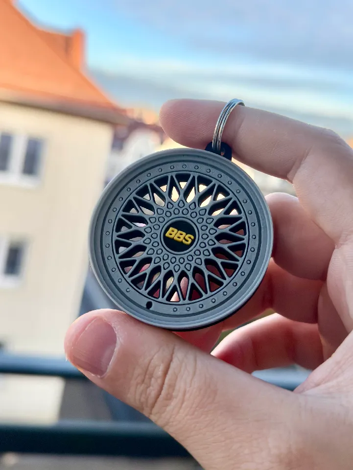 Wheel Keychain - BBS Super RS by PandaStudio | Download free STL