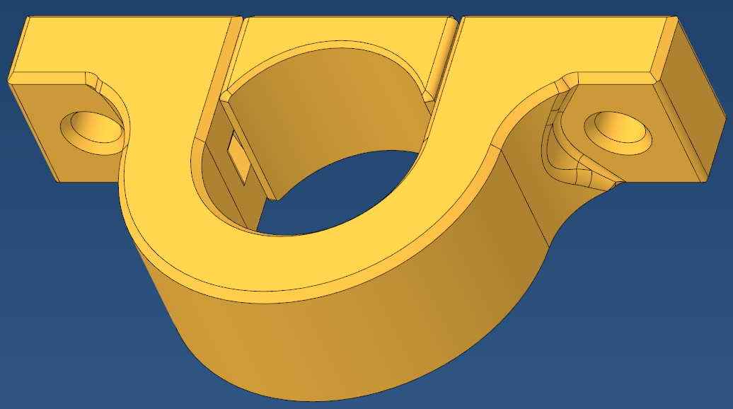 .5" (1/2") Pipe Wall Mount