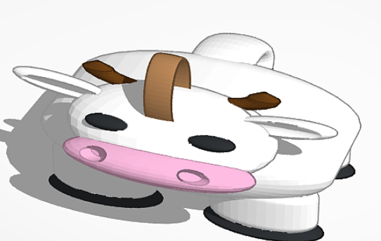 cow keychain (fat)