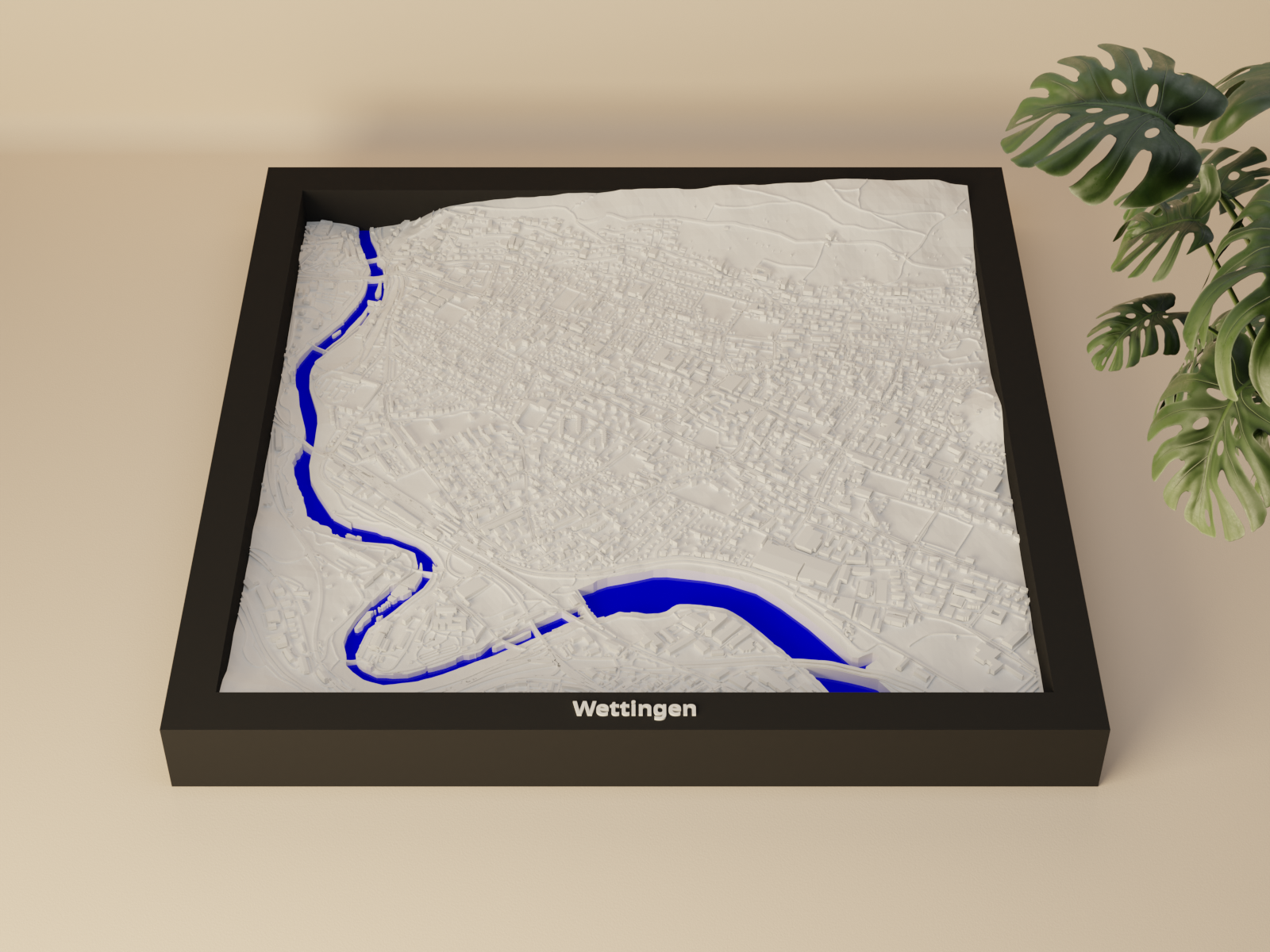 Wettingen, Switzerland - 3D Miniature