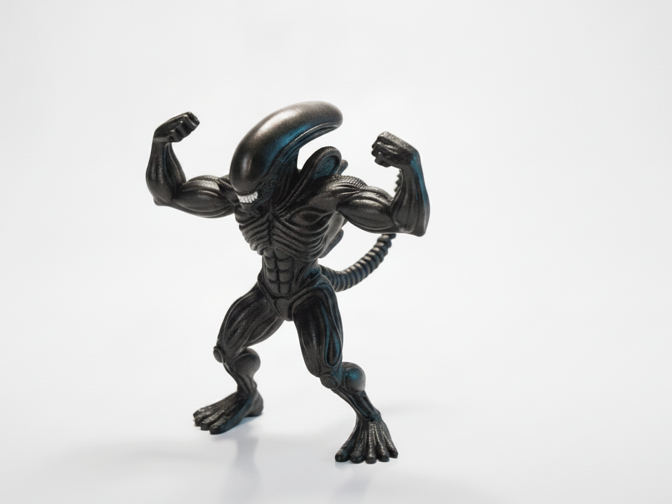 Buff Xenomorph Figurine Alien Collectible 3D Printable
