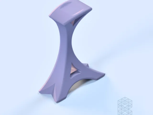 Desk Headphone Stand – Print Ready & Supportless