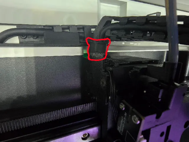 QIDI Q2 Cable Chain Mount - No Zip Ties, No Soldering