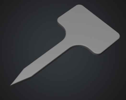 Plant / Seed Marker - Rectangle Shape