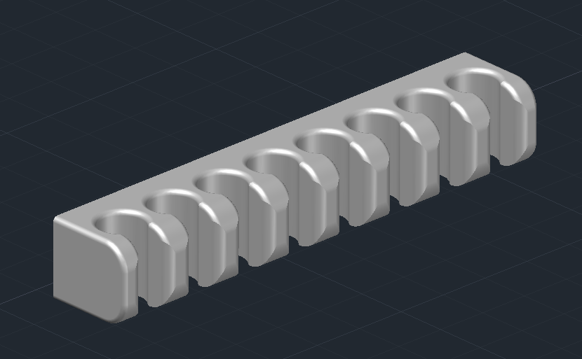 Cable holder for table Screw type
