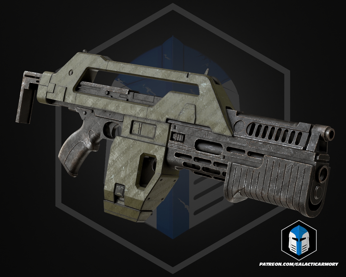 Aliens M41A Pulse Rifle - 3D Print Files