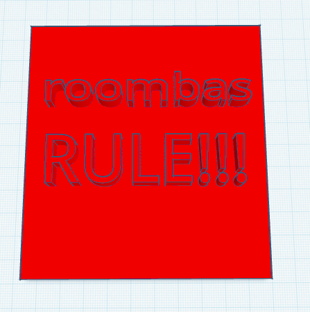 roombas rule sign