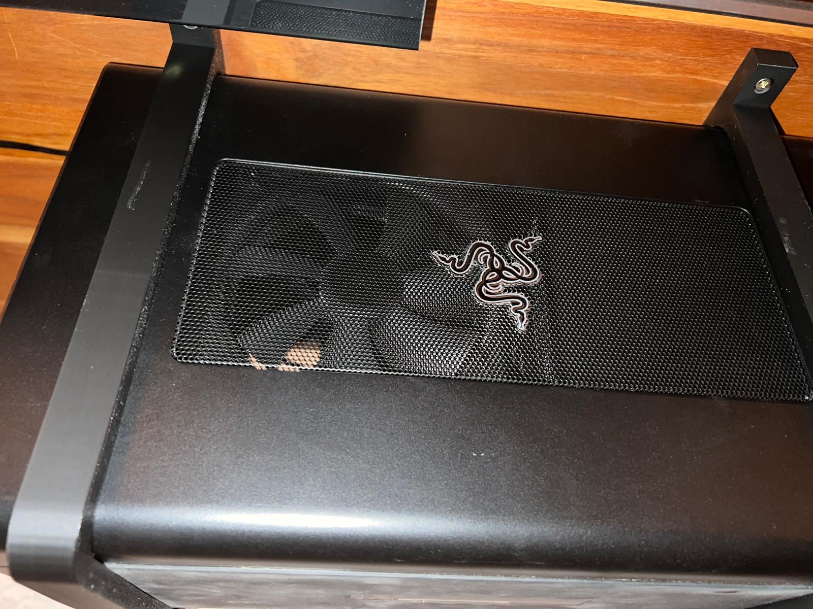 Razer Core X Chroma under desk mount