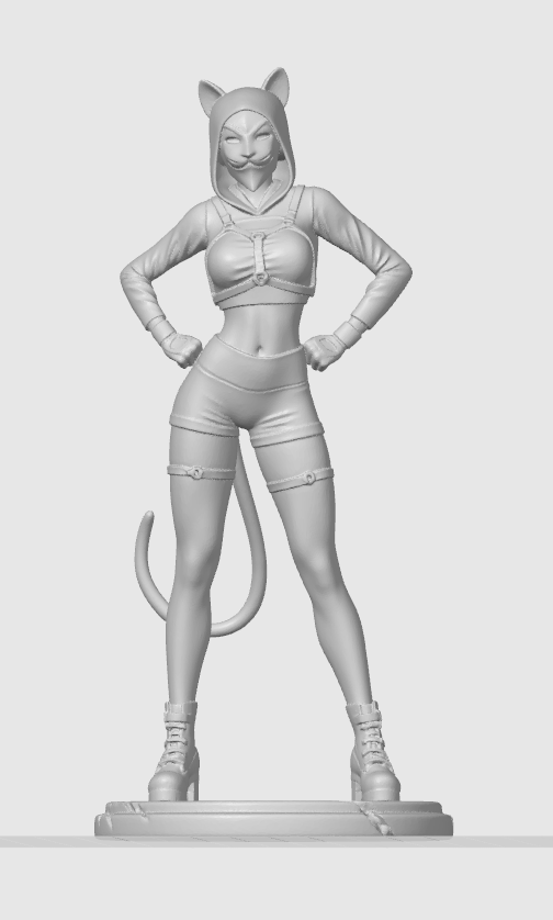 IT cat-girl figurine 5