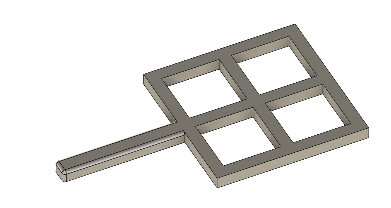 Tiny 2x2 Quadrat for Science Demos or Fieldwork