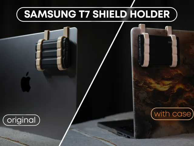 Samsung T7 Shield Holder - with case / original