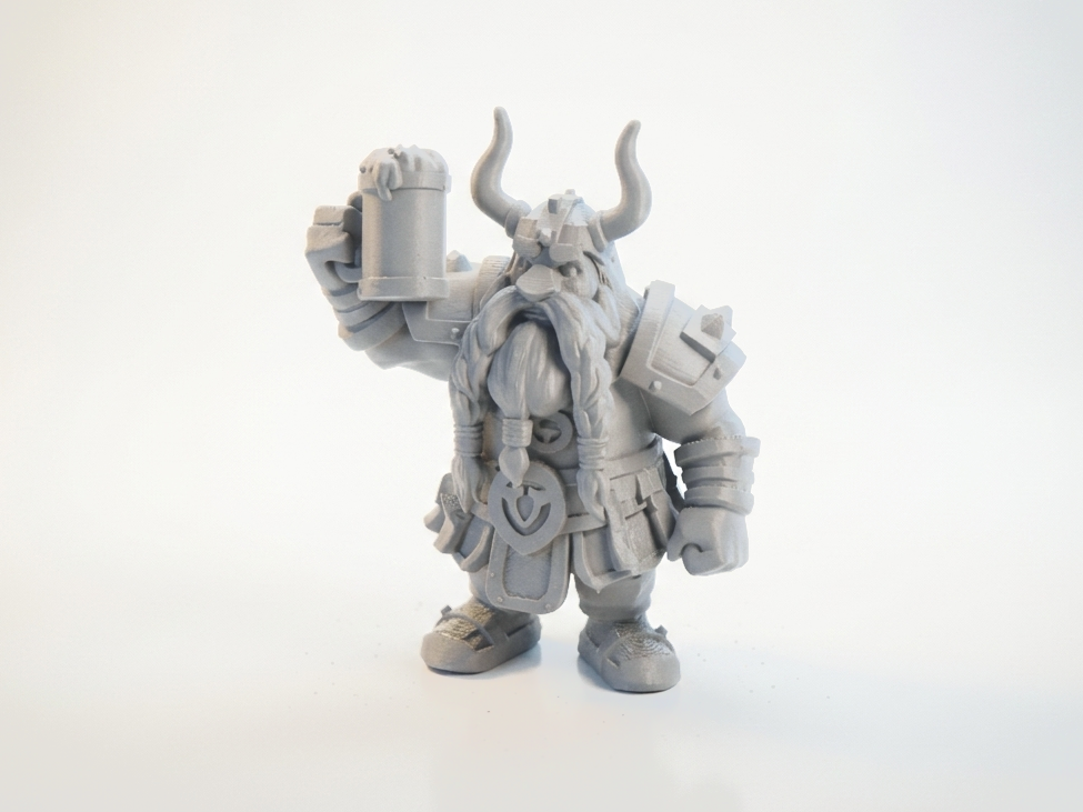 Viking Warrior Figurine Fantasy 3D Printable