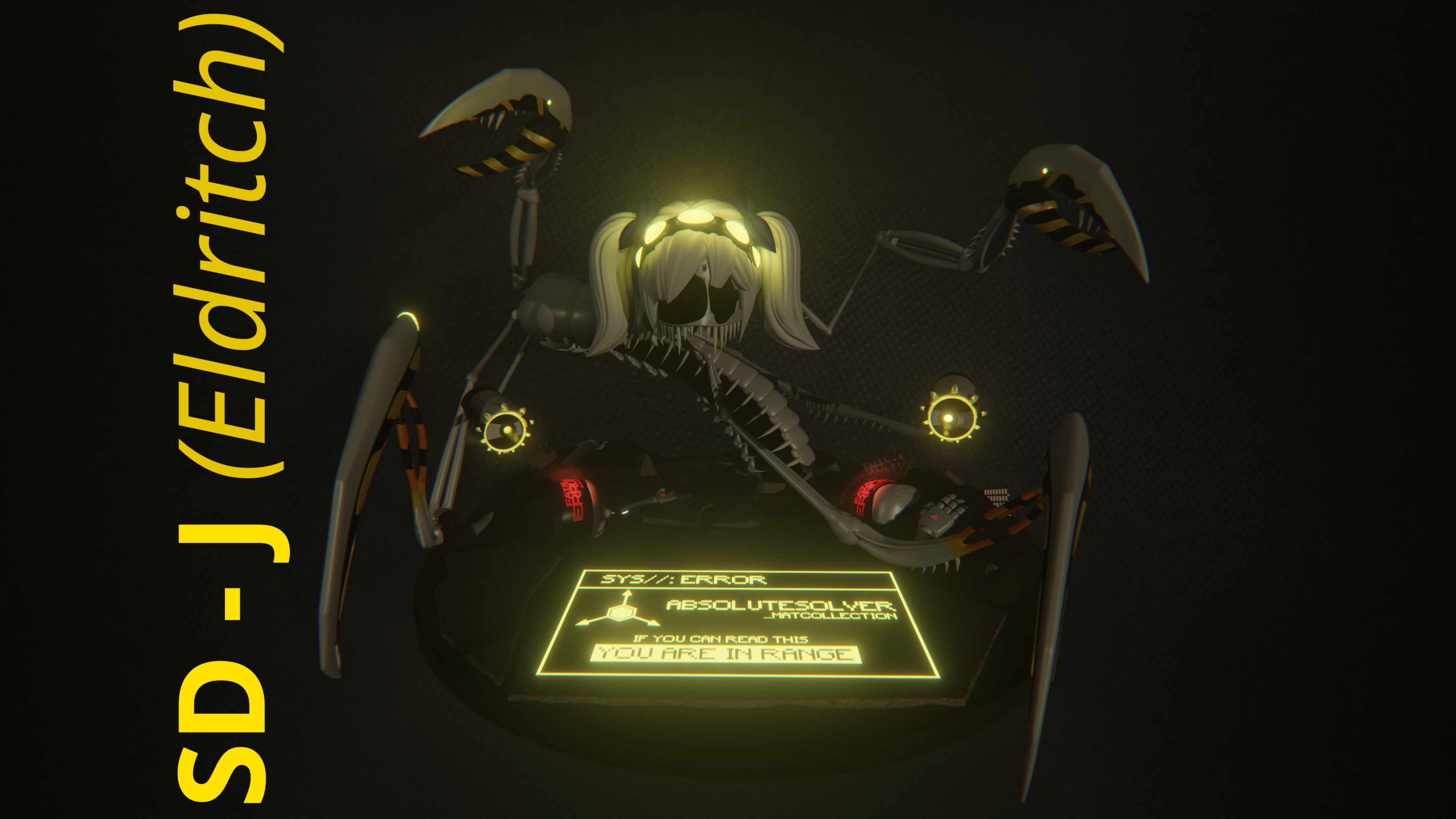 J (Eldritch) - Murder Drones - Fan Art