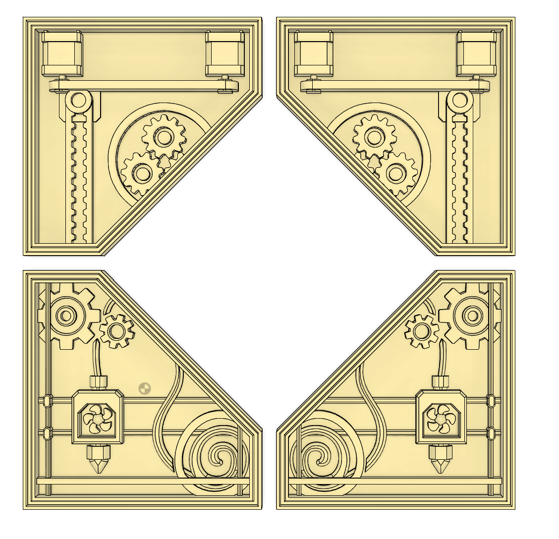 Decorative Corner Bumpers - 3DPrinter Motif