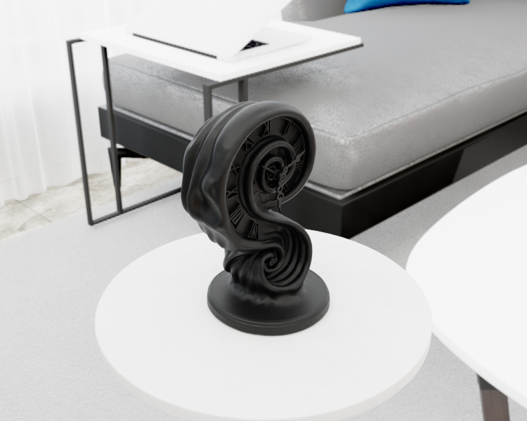 Miniatura 7 do modelo 3D Spiral Clock