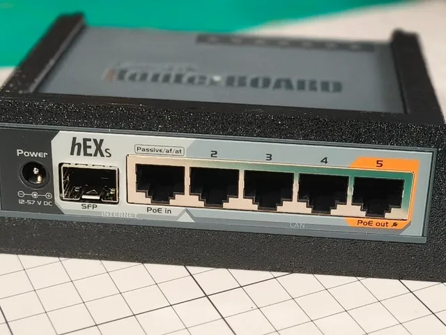 MikroTik hEX S 1U 10-inch Rack Mount