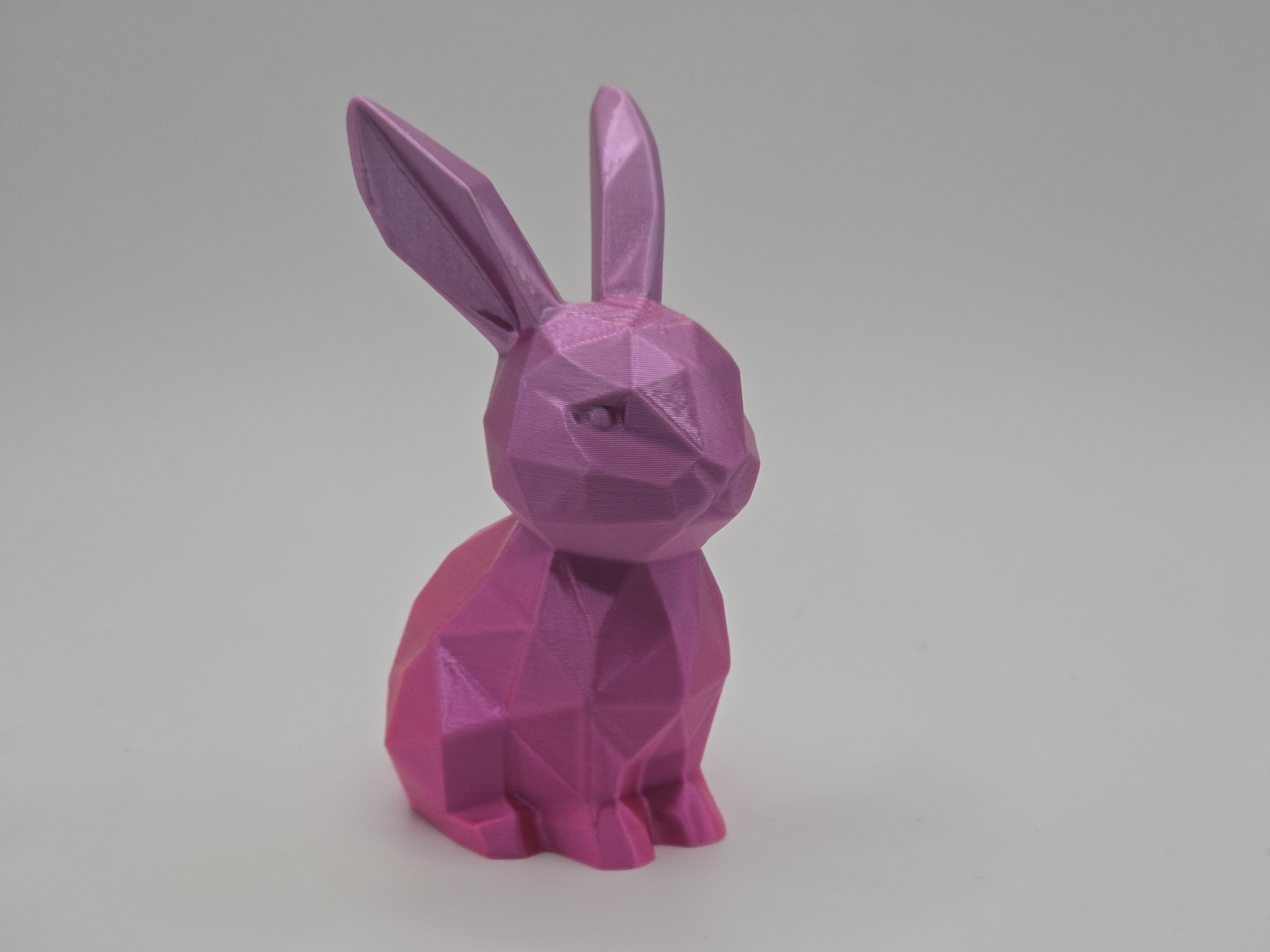 Low Poly Easter Bunny Sculpture