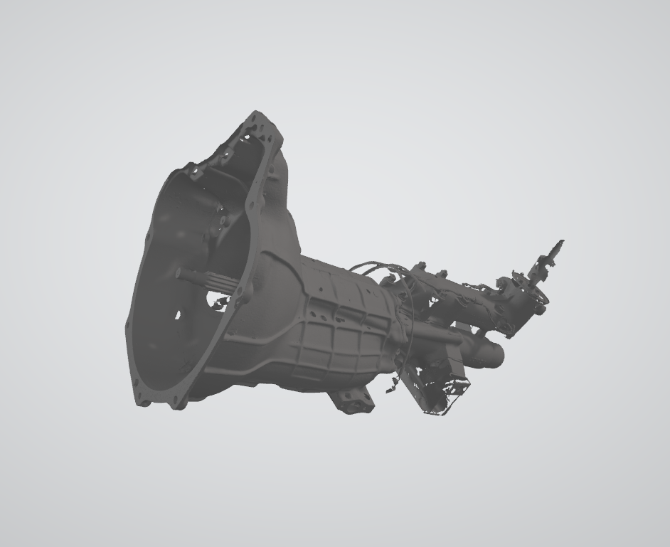 MG Midget Ribcase Transmission - 3D Scan
