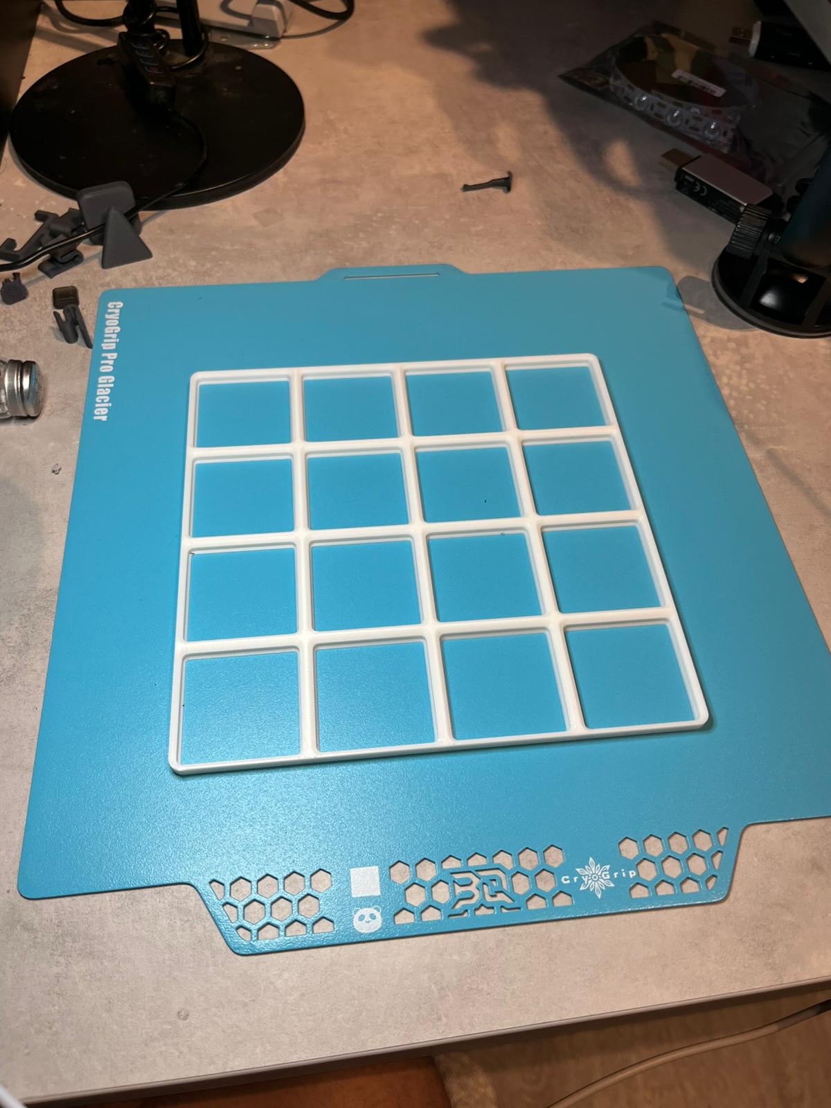 Gridfinity 4x4 Simple Print - PLA or PETG - Desk - Workstation — miniatura 2