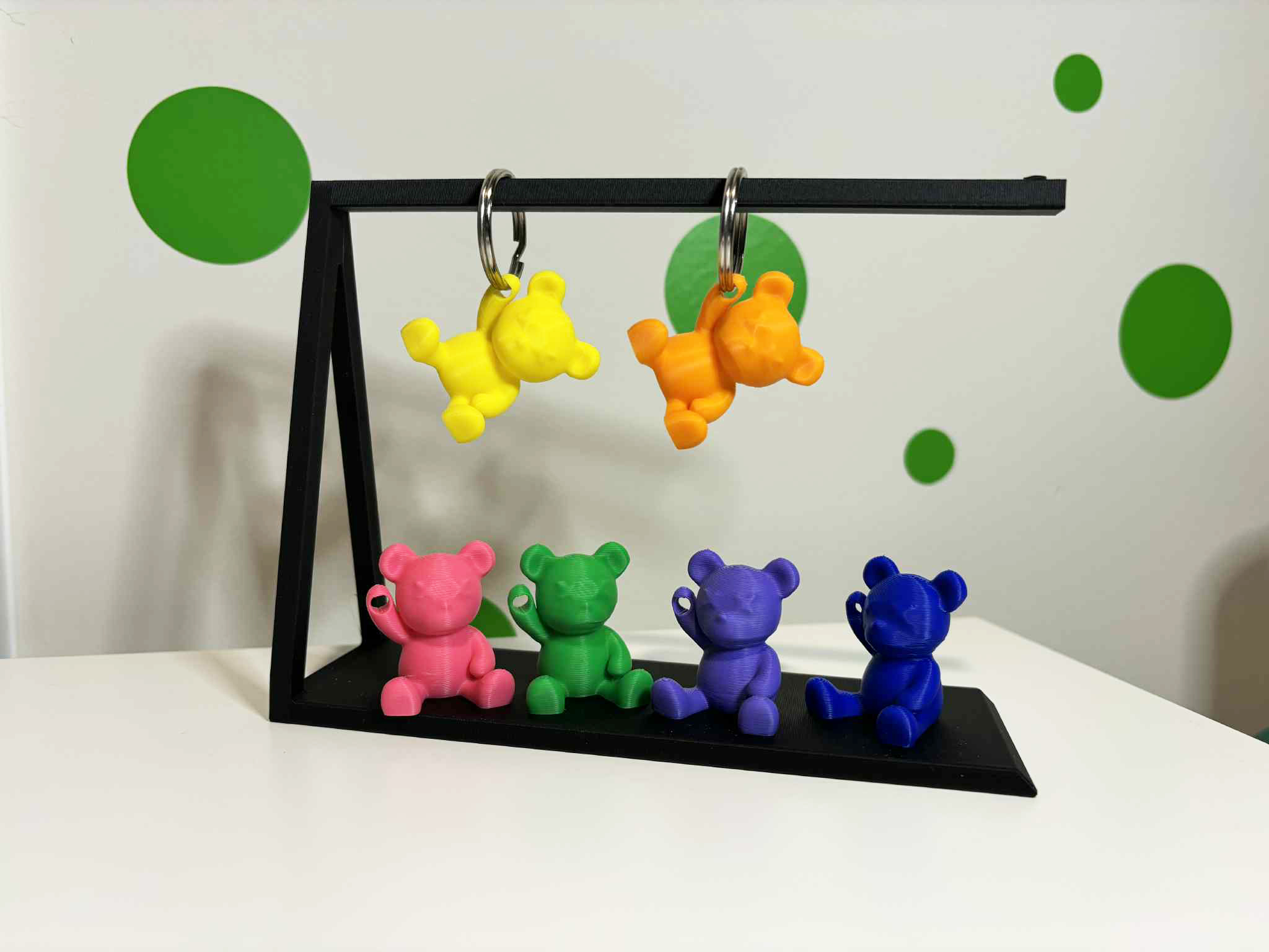 Miniatura 2 do modelo 3D Tiny Bear Keychain