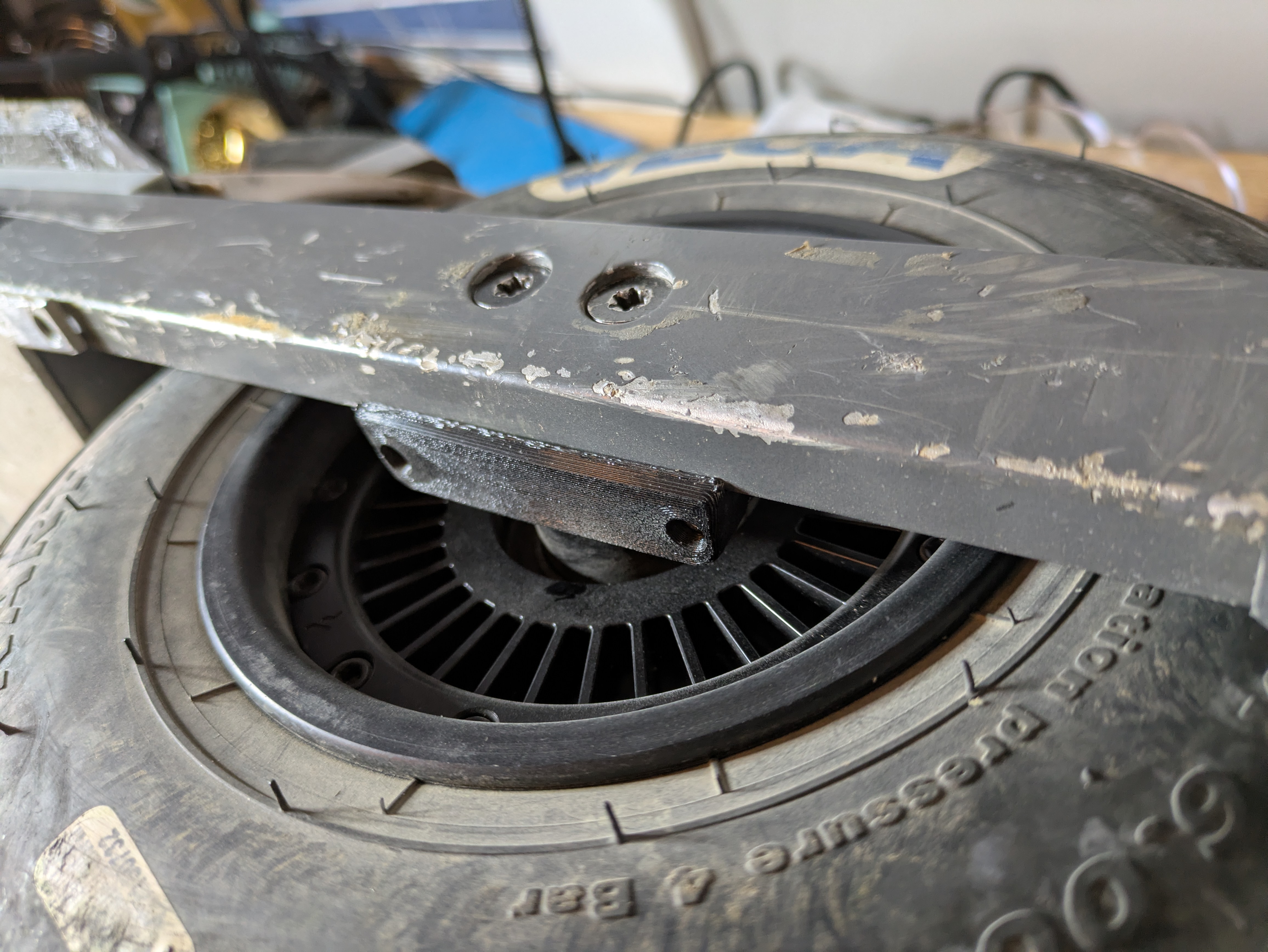 Raised Axle Block Wire Cover for OneWheel Pint