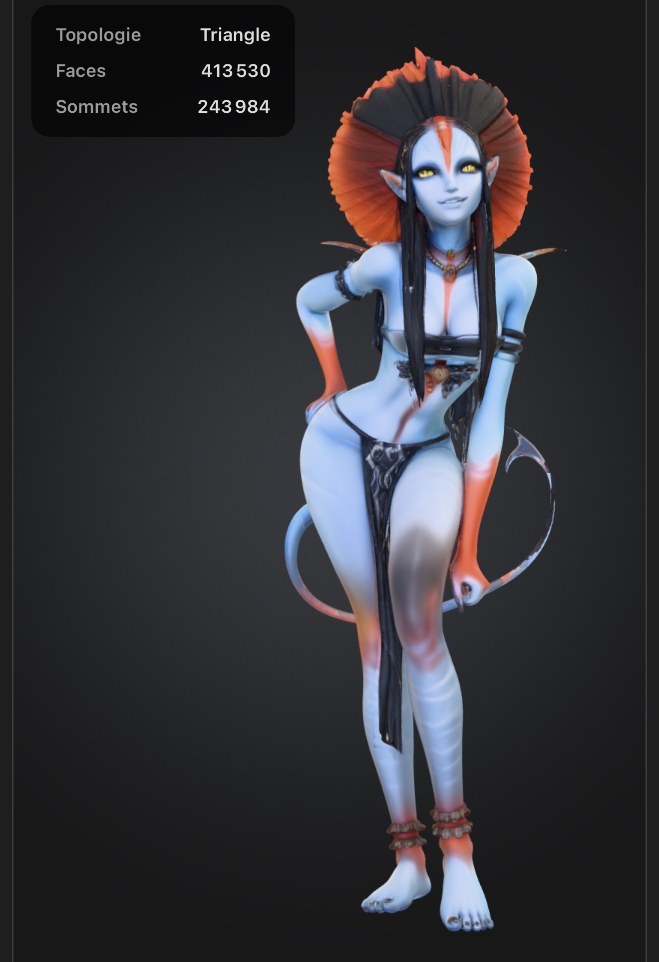 Créature Fantastique Élémentaire – Figurine 3D