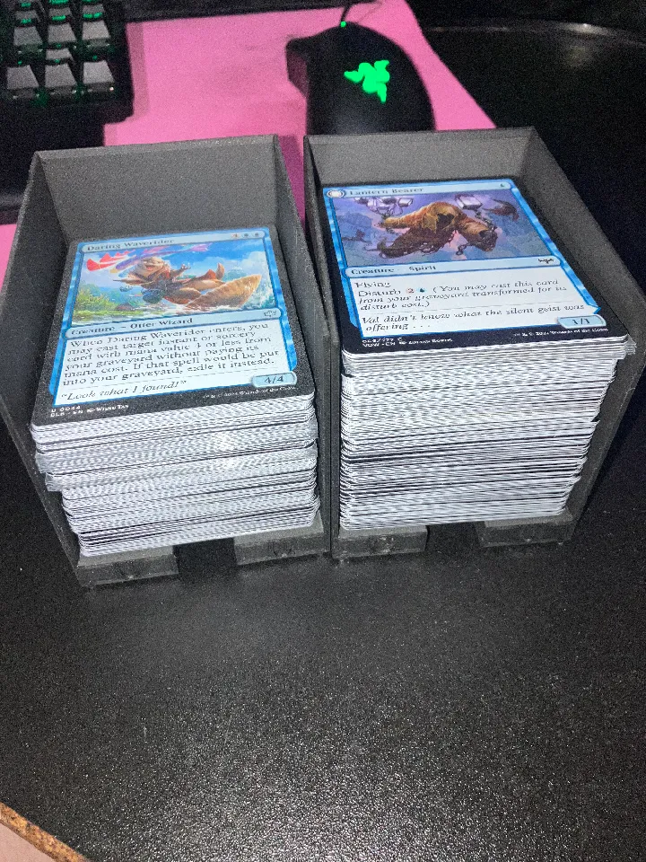 sorting mtg cards Coolbyl Card Tray 5ct  18 Compartment Each, Stackable Trading Card Organizer for TCG, Durable Card Storage Sorter for Sports : Toys & Games and sort up to 18 compartments full of cards how to start collecting mtg