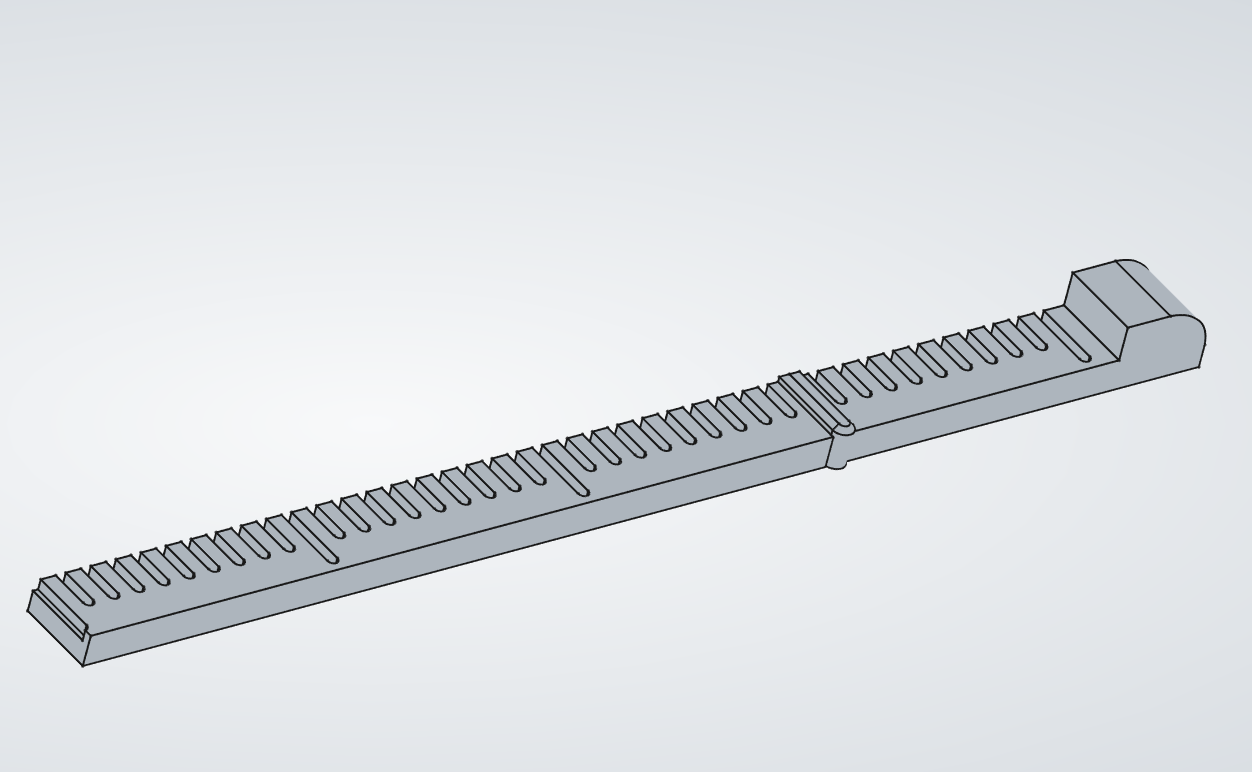 Small Ruler for Swiss Army Knife
