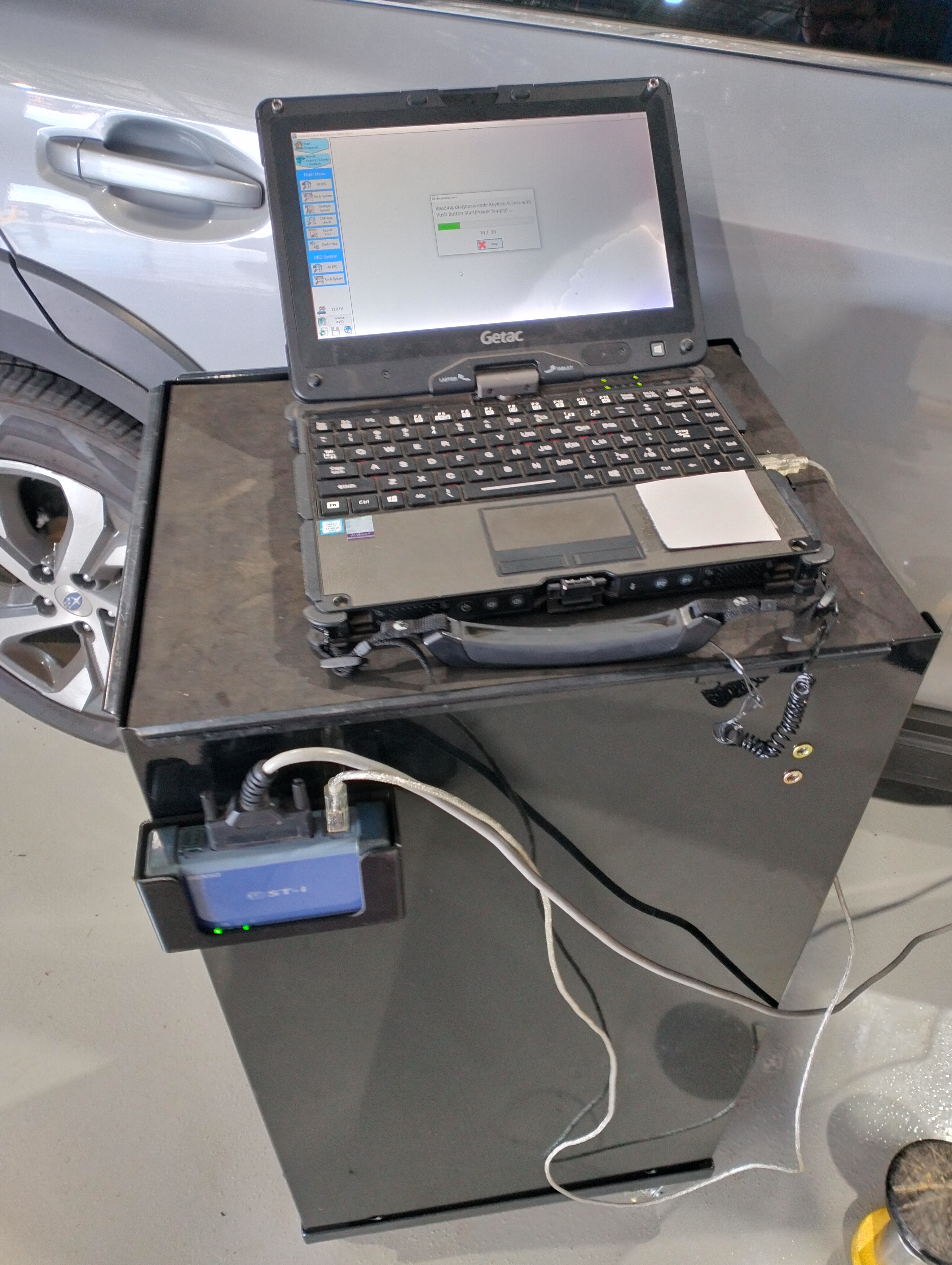 Holder for Subaru DST-i diagnostic interface