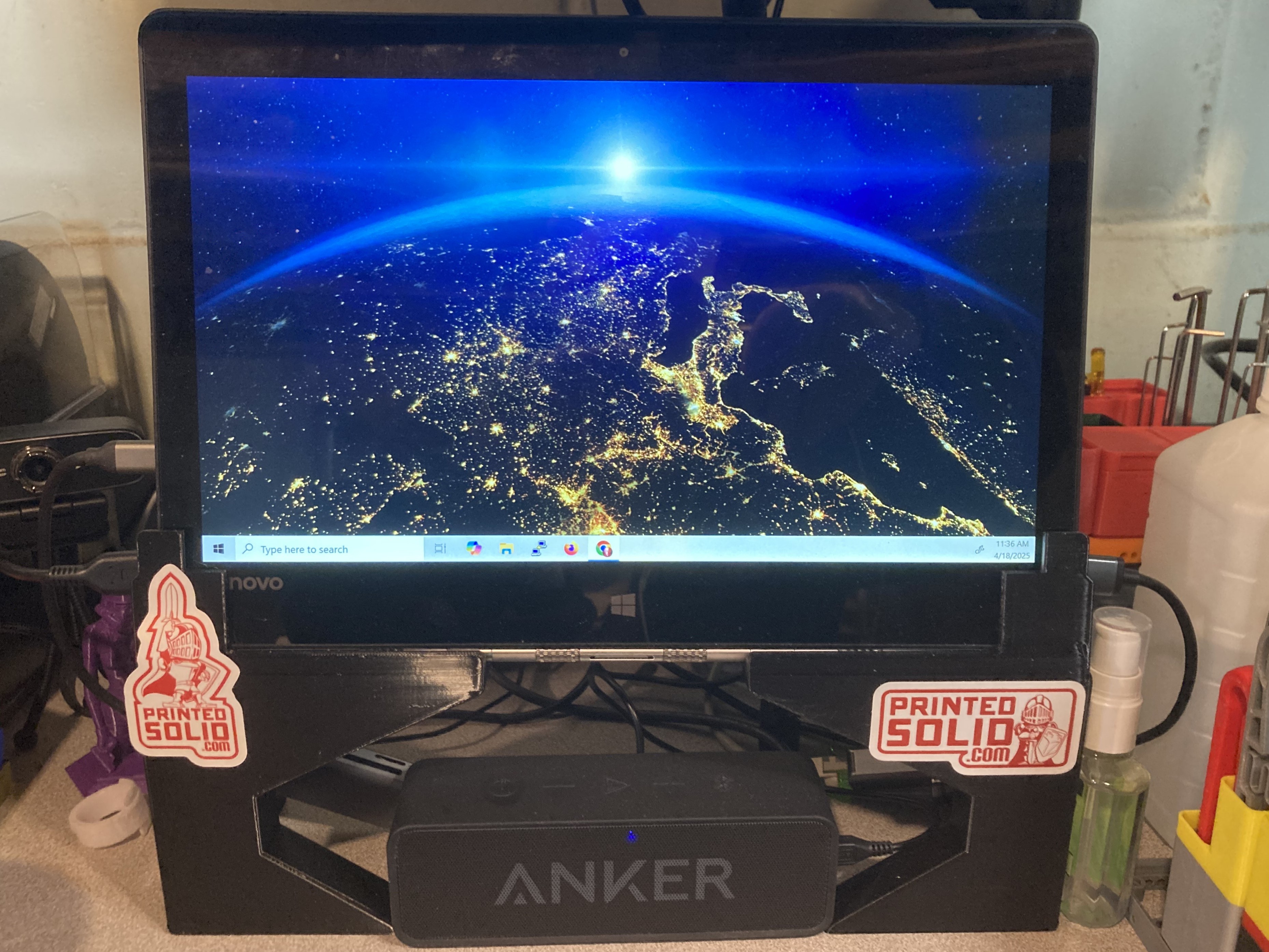 Raised Vertical Laptop Stand for Lenovo Yoga