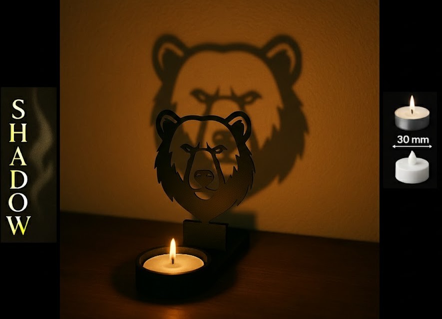 Shadow Art - Bear