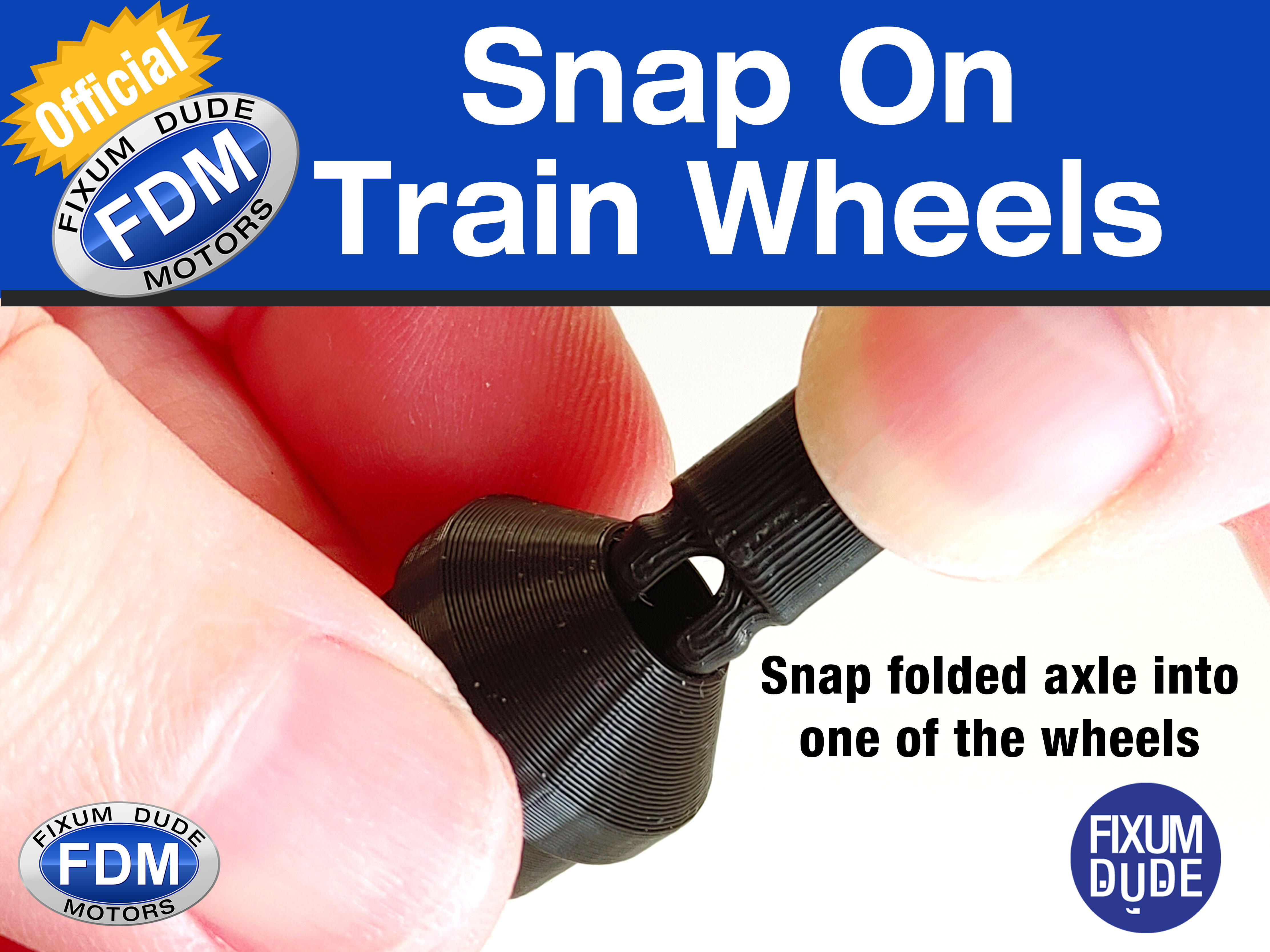 FDM PiP Trains Snap On Replacement Wheels — thumbnail 3