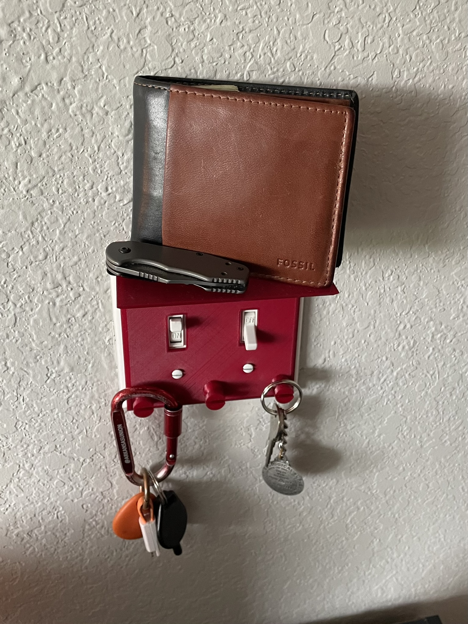 Light Switch Cover - Key Holder